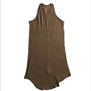 RICK OWENS Mens Long Tank Size L